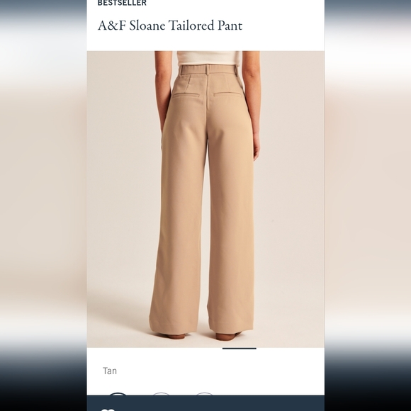 Abercrombie and Fitch Sloane Tailored Pant - Picture 2 of 4